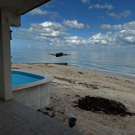 La Casa Amarilla Frente Al Mar Villa Chelem Dış mekan fotoğraf