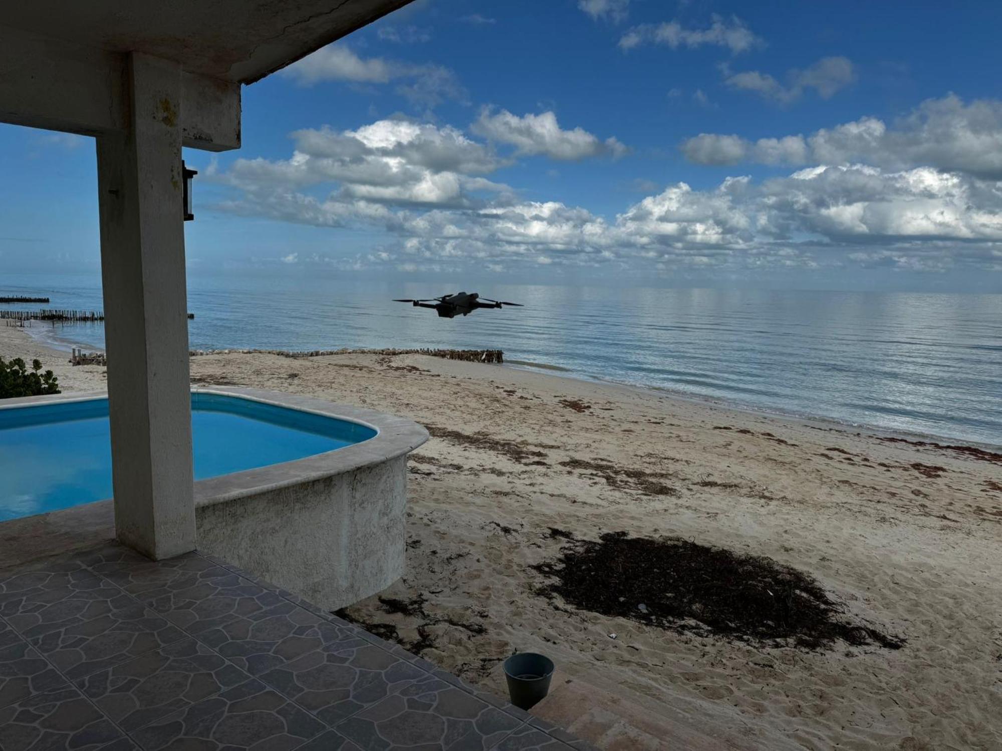 La Casa Amarilla Frente Al Mar Villa Chelem Dış mekan fotoğraf